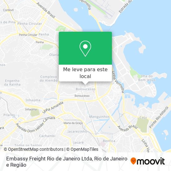 Embassy Freight Rio de Janeiro Ltda mapa