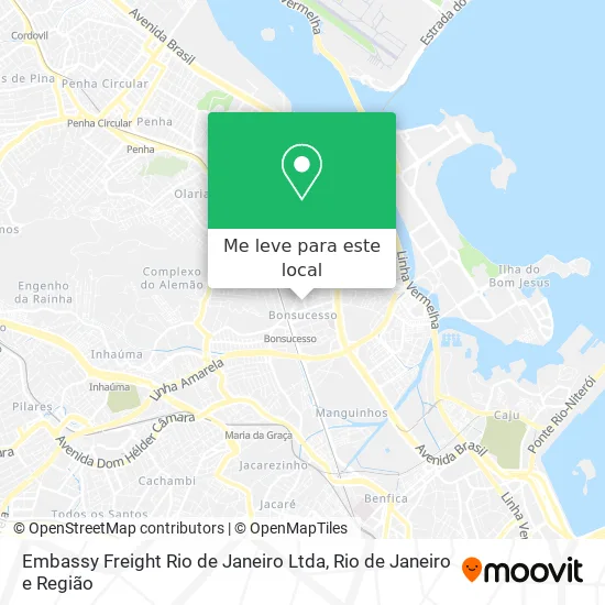 Embassy Freight Rio de Janeiro Ltda mapa