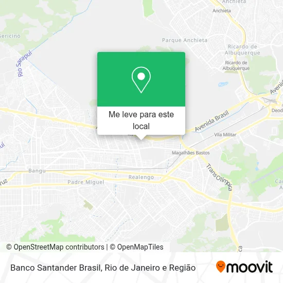 Banco Santander Brasil mapa