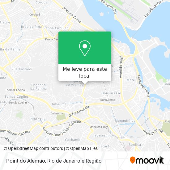 Point do Alemão mapa