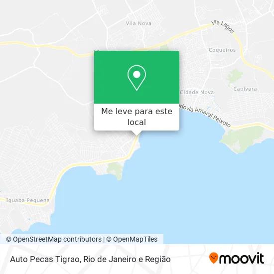 Auto Pecas Tigrao mapa