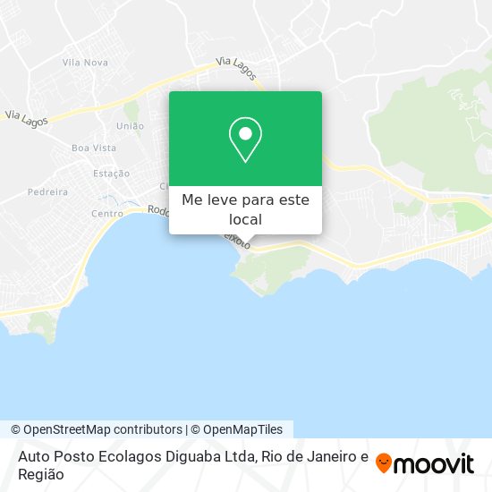 Auto Posto Ecolagos Diguaba Ltda mapa
