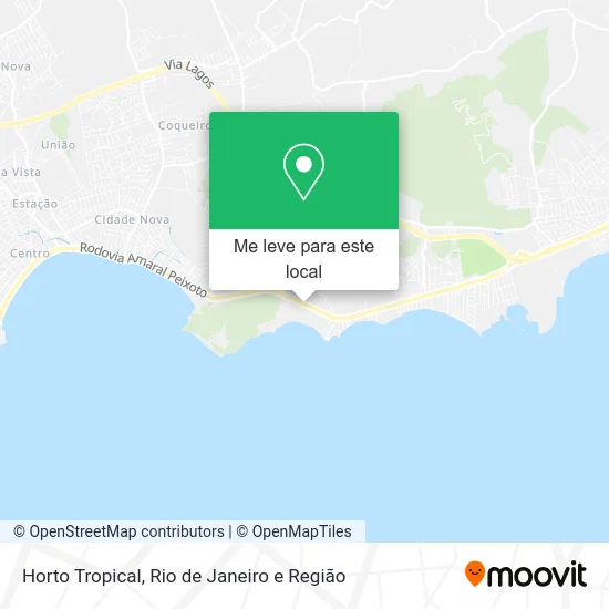 Horto Tropical mapa