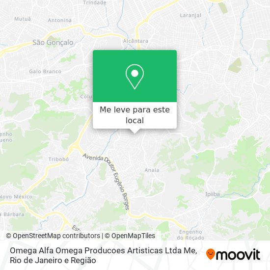 Omega Alfa Omega Producoes Artisticas Ltda Me mapa