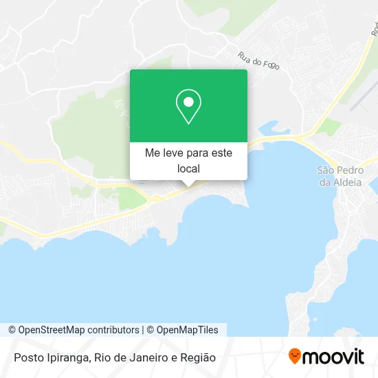 Posto Ipiranga mapa
