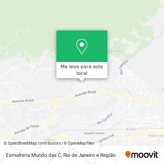 Esmalteria Mundo das C mapa