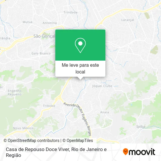 Casa de Repouso Doce Viver mapa