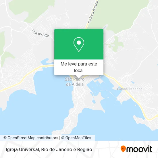 Igreja Universal mapa