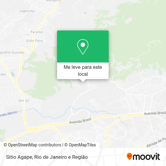 Sitio Agape mapa