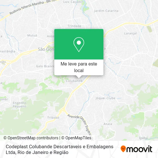 Codeplast Colubande Descartaveis e Embalagens Ltda mapa