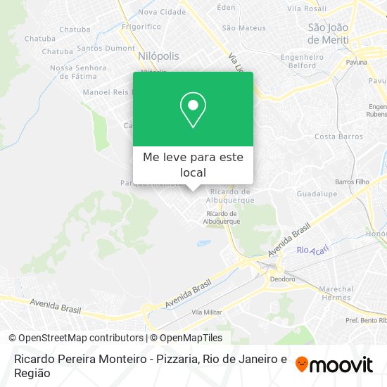 Ricardo Pereira Monteiro - Pizzaria mapa