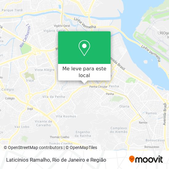 Laticínios Ramalho mapa