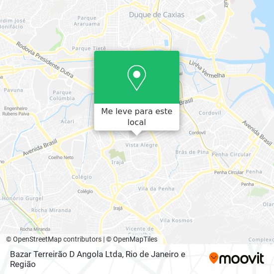 Bazar Terreirão D Angola Ltda mapa