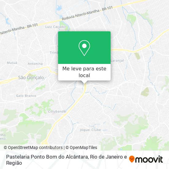 Pastelaria Ponto Bom do Alcântara mapa