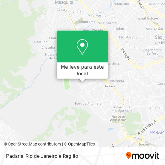 Padaria mapa