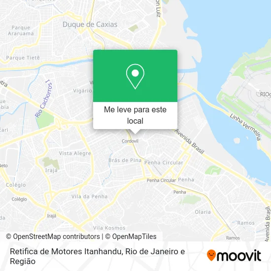 Retifica de Motores Itanhandu mapa