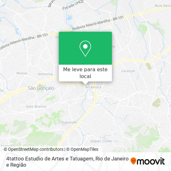 4tattoo Estudio de Artes e Tatuagem mapa