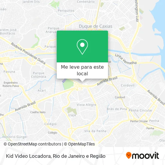 Kid Video Locadora mapa