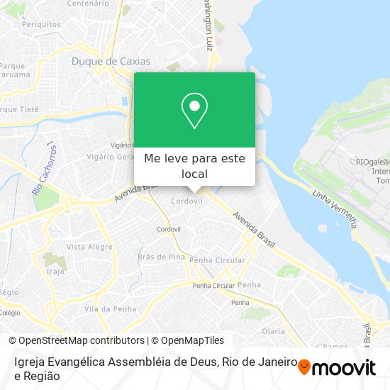 Igreja Evangélica Assembléia de Deus mapa