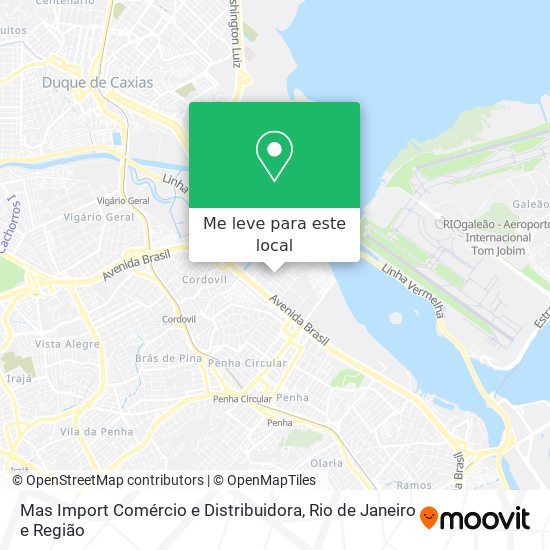 Mas Import Comércio e Distribuidora mapa