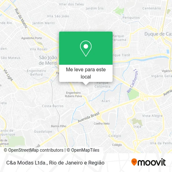 C&a Modas Ltda. mapa