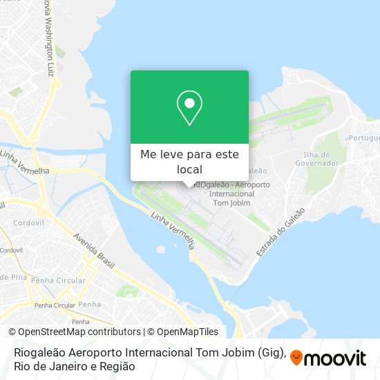 Riogaleão Aeroporto Internacional Tom Jobim (Gig) mapa