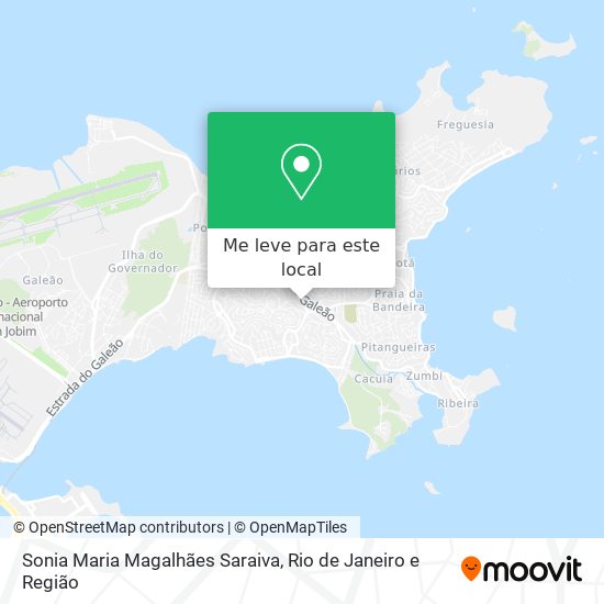 Sonia Maria Magalhães Saraiva mapa