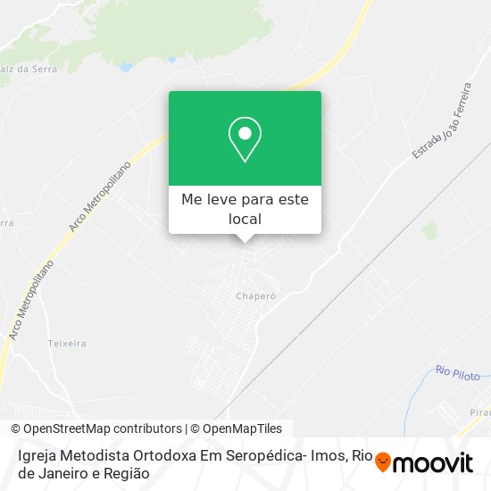 Igreja Metodista Ortodoxa Em Seropédica- Imos mapa