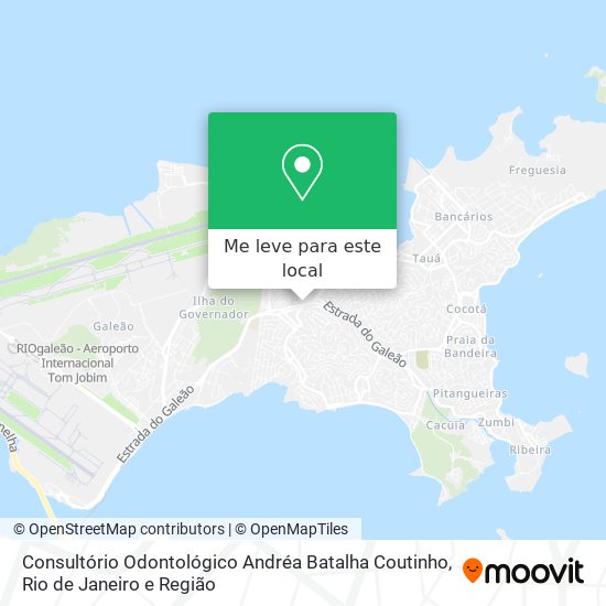 Consultório Odontológico Andréa Batalha Coutinho mapa