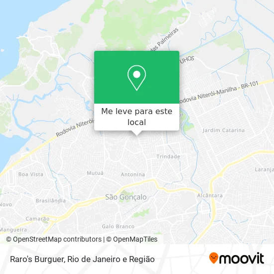 Raro's Burguer mapa