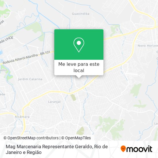 Mag Marcenaria Representante Geraldo mapa