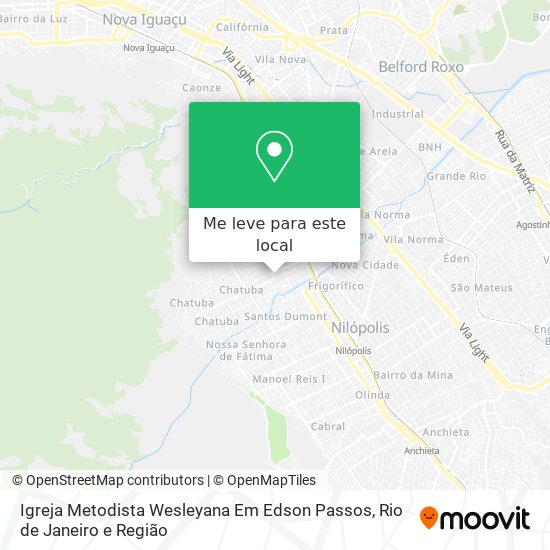 Igreja Metodista Wesleyana Em Edson Passos mapa
