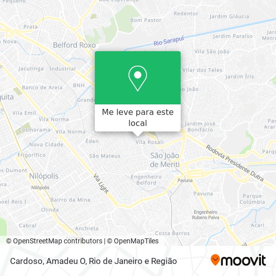 Cardoso, Amadeu O mapa