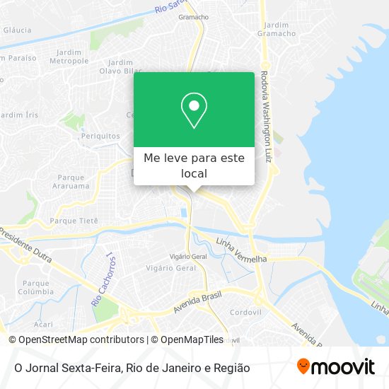 O Jornal Sexta-Feira mapa