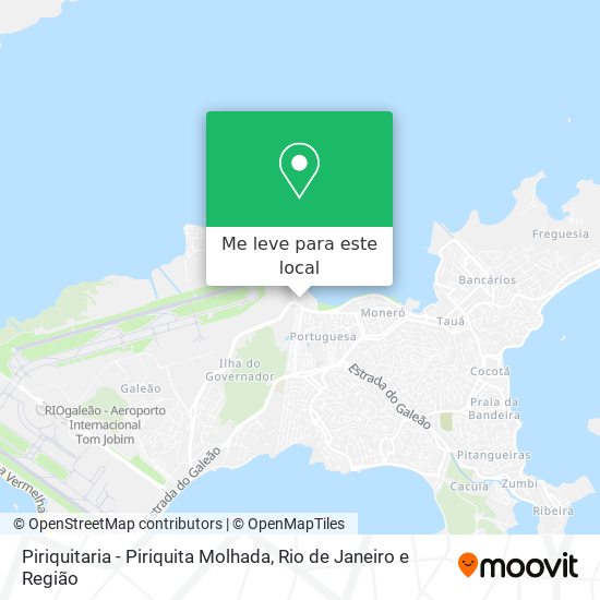 Piriquitaria - Piriquita Molhada mapa