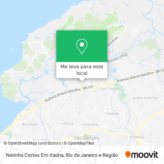 Netinha Cortes Em Itaúna mapa