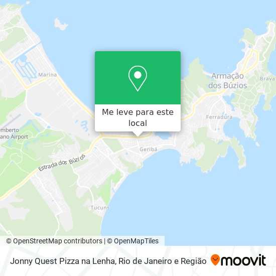 Jonny Quest Pizza na Lenha mapa