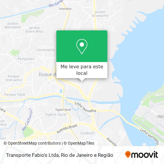 Transporte Fabio's Ltda mapa