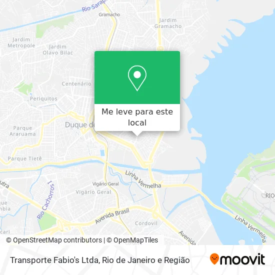 Transporte Fabio's Ltda mapa