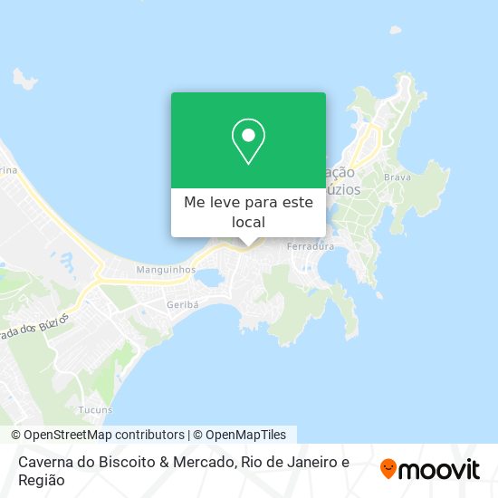 Caverna do Biscoito & Mercado mapa