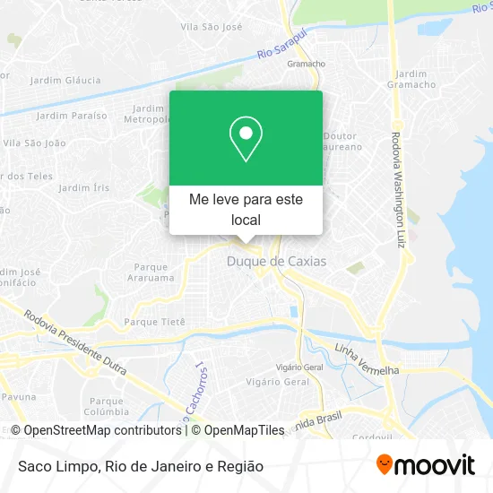 Saco Limpo mapa