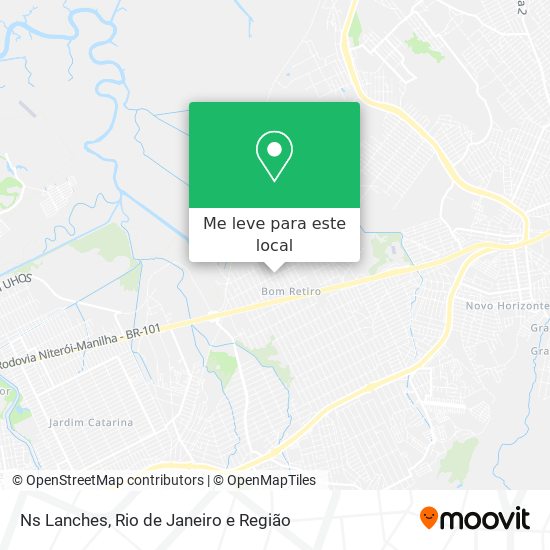 Ns Lanches mapa