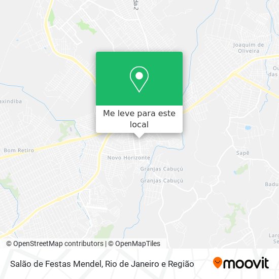 Salão de Festas Mendel mapa