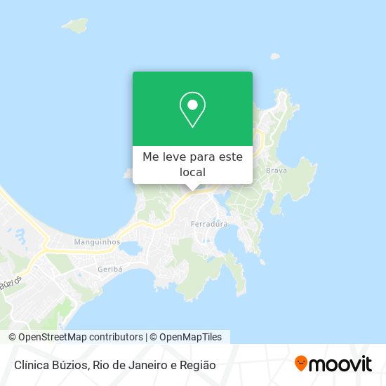 Clínica Búzios mapa