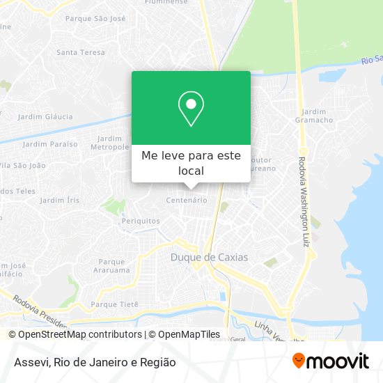 Assevi mapa