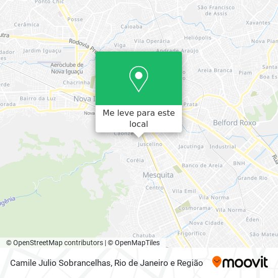 Camile Julio Sobrancelhas mapa