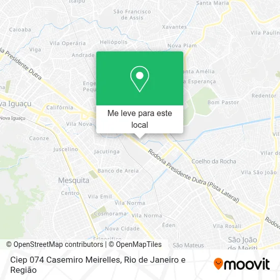 Como chegar até Ciep 074 Casemiro Meirelles em Belford Roxo de ônibus ...