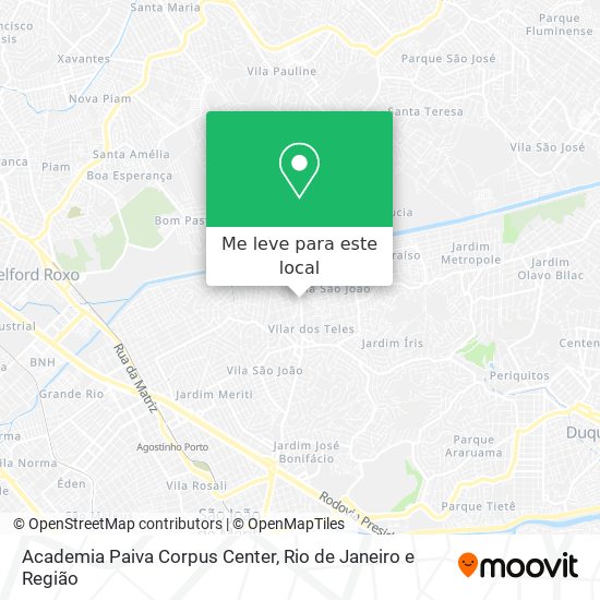 Academia Paiva Corpus Center mapa