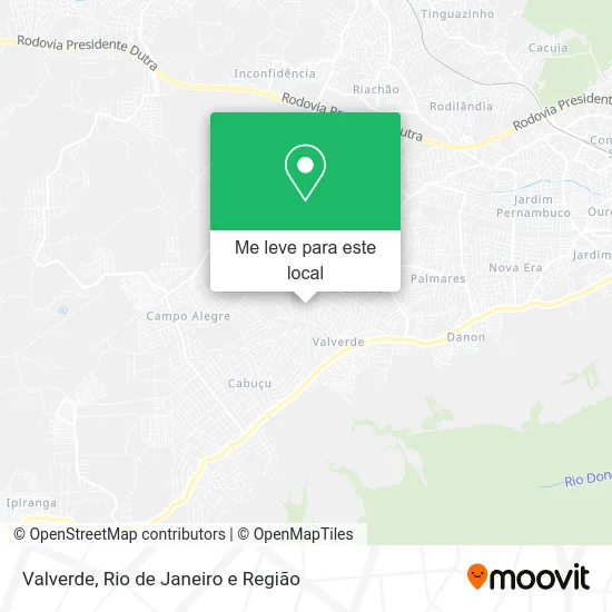 Valverde mapa
