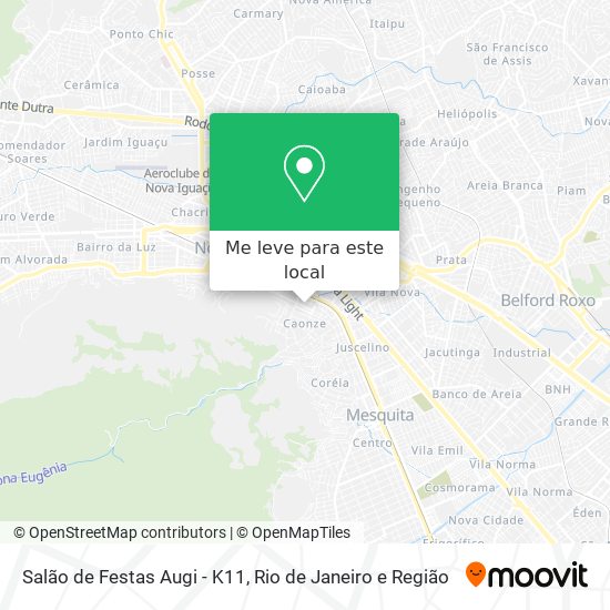 Salão de Festas Augi - K11 mapa